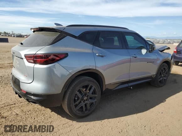 ✅ 2024 Chevrolet Blazer RS • VIN: 3GNKBKRS3RS161832 • Lot: 71872165. Listed on Copart with 18,730 mi. Free auction sales archive from the USA and detailed vehicle history report at DreamBid. Image 3.