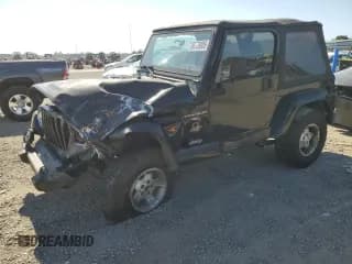 ✅ 2001 Jeep Wrangler Sahara • VIN: 1J4FA59S31P372167 • Lot: 65828905. Listed on Copart with 170,902 mi. Free auction sales archive from the USA and detailed vehicle history report at DreamBid. Image 1.