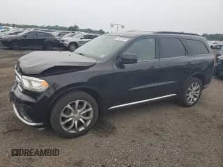 2018 Dodge Durango SXT z VIN 1C4RDJAG6JC255832, wystawiony jako Copart lot #65604655 z przebiegiem 171 685 mil mil oraz Czysty tytuł • Clean title. Historia ofert i sprzedaży dostępna na DreamBid. Obrazek 1.