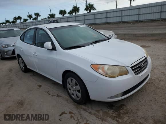 2007 Hyundai Elantra GLS z VIN KMHDU46D37U253352, wystawiony jako Copart lot #76862954 z przebiegiem Nie podano mil oraz Szkoda całkowita • Salvage title. Historia ofert i sprzedaży dostępna na DreamBid. Obrazek 4.