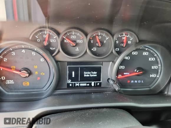 2020 Chevrolet Silverado 1500 Custom z VIN 1GCUYBEF1LZ224946, wystawiony jako Copart lot #80200055 z przebiegiem 66 665 mil mil oraz Szkoda całkowita • Salvage title. Historia ofert i sprzedaży dostępna na DreamBid. Obrazek 9.