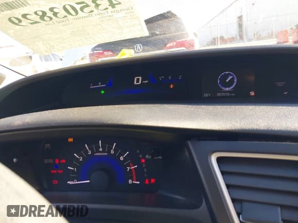 ✅ 2014 Honda Civic LX • VIN: 19XFB2F57EE059290 • Lot: 43503829. Listed on IAAI with 57,018 mi. Free auction sales archive from the USA and detailed vehicle history report at DreamBid. Image 7.