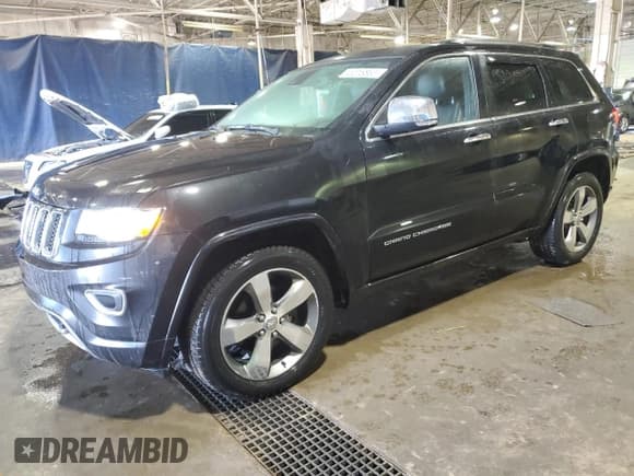 ✅ 2015 Jeep Grand Cherokee Overland • VIN: 1C4RJFCG8FC732562 • Lot: 46518865. Listed on Copart with 70,875 mi. Free auction sales archive from the USA and detailed vehicle history report at DreamBid. Image 1.