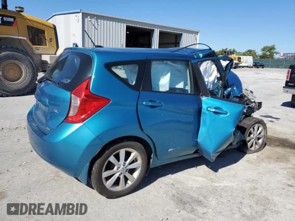 ✅ 2015 Nissan Note SL • VIN: 3N1CE2CP0FL375968 • Lot: 85899865. Listed on Copart with Not provided. Free auction sales archive from the USA and detailed vehicle history report at DreamBid. Image 3.