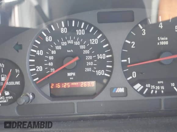 1997 BMW 3 Series M3s with VIN WBSCD932XVEE05100, listed as a IAAI auction lot 42715104 with 216,125 mi miles and . Bid and sale history available at DreamBid. Image 7.