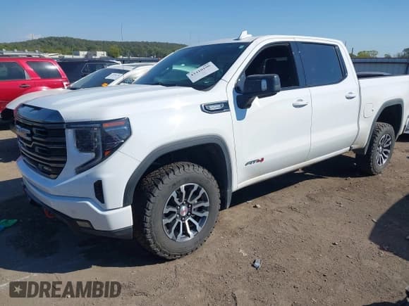 ✅ 2023 GMC Sierra 1500 AT4 • VIN: 1GTUUEE89PZ194549 • Лот: 43410196. Опубликован ранее на IAAI с пробегом 65 417 миль. Бесплатный доступ к архиву аукционных продаж из США и подробный отчёт об истории автомобиля на DreamBid. Изображение 2.