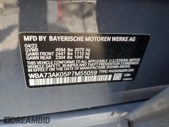 ✅ 2023 BMW 2 Series 228i xDrive • VIN: WBA73AK05P7M55059 • Лот: 49292115. Опубликован ранее на Copart с пробегом 14 704 миль. Бесплатный доступ к архиву аукционных продаж из США и подробный отчёт об истории автомобиля на DreamBid. Изображение 12.