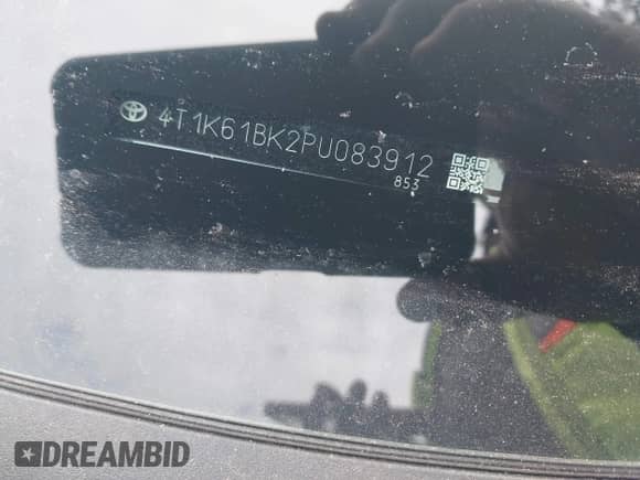 2023 Toyota Camry XSE with VIN 4T1K61BK2PU083912, listed as a IAAI auction lot 42147274 with 25,229 mi miles and . Bid and sale history available at DreamBid. Image 17.