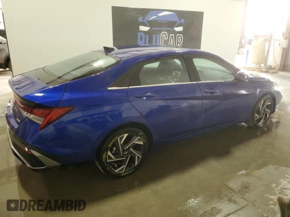 ✅ 2024 Hyundai Elantra Limited • VIN: KMHLP4DG5RU812273 • Lot: 91697825. Listed on Copart with 28,760 mi. Free auction sales archive from the USA and detailed vehicle history report at DreamBid. Image 3.