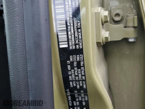 ✅ 2015 Jeep Renegade Latitude • VIN: ZACCJBBH7FPB50277 • Lot: 82309525. Wystawiony na Copart z przebiegiem 114 288 mil. Bezpłatny archiwum sprzedaży aukcyjnych z USA i szczegółowy raport historii pojazdu na DreamBid. Zdjęcie 12.