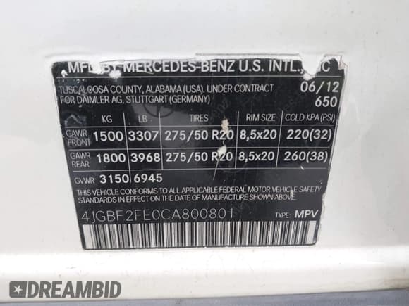 ✅ 2012 Mercedes-Benz GL 350 • VIN: 4JGBF2FE0CA800801 • Lot: 43674017. Wystawiony na IAAI z przebiegiem 141 159 mil. Bezpłatny archiwum sprzedaży aukcyjnych z USA i szczegółowy raport historii pojazdu na DreamBid. Zdjęcie 9.