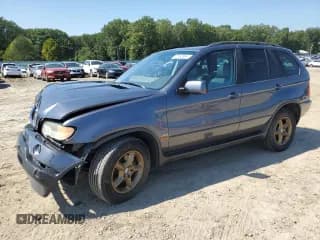 ✅ 2002 BMW X5 3.0i • VIN: 5UXFA53502LV72861 • Lot: 72165804. Listed on Copart with 184,596 mi. Free auction sales archive from the USA and detailed vehicle history report at DreamBid. Image 1.