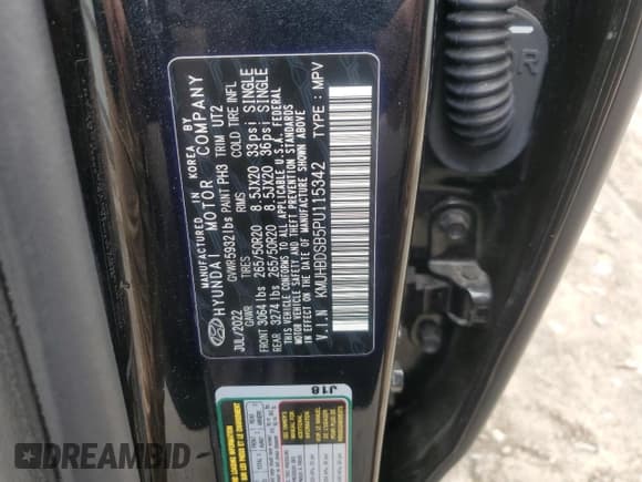 ✅ 2023 Genesis GV80 • VIN: KMUHBDSB5PU115342 • Lot: 86331314. Wystawiony na Copart z przebiegiem 40 847 mil. Bezpłatny archiwum sprzedaży aukcyjnych z USA i szczegółowy raport historii pojazdu na DreamBid. Zdjęcie 14.