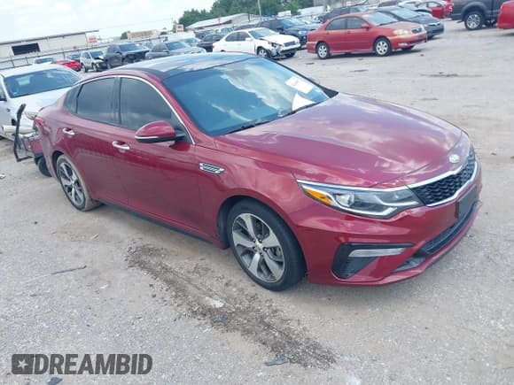 ✅ 2019 Kia Optima S • VIN: 5XXGT4L36KG355596 • Lot: 43140470. Wystawiony na IAAI z przebiegiem 131 404 mil. Bezpłatny archiwum sprzedaży aukcyjnych z USA i szczegółowy raport historii pojazdu na DreamBid. Zdjęcie 1.