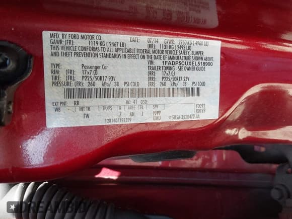 ✅ 2014 Ford C-Max SEL • VIN: 1FADP5CUXEL518900 • Lot: 43164393. Listed on IAAI with 180,679 mi. Free auction sales archive from the USA and detailed vehicle history report at DreamBid. Image 9.