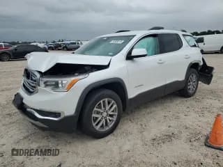 ✅ 2018 GMC Acadia SLE • VIN: 1GKKNSLA1JZ147892 • Lot: 55508815. Listed on Copart with 104,593 mi. Free auction sales archive from the USA and detailed vehicle history report at DreamBid. Image 1.