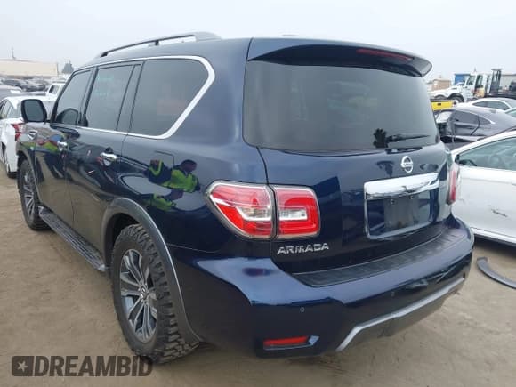 ✅ 2019 Nissan Armada SL • VIN: JN8AY2ND7K9090156 • Lot: 42573308. Wystawiony na IAAI z przebiegiem 96 962 mil. Bezpłatny archiwum sprzedaży aukcyjnych z USA i szczegółowy raport historii pojazdu na DreamBid. Zdjęcie 3.