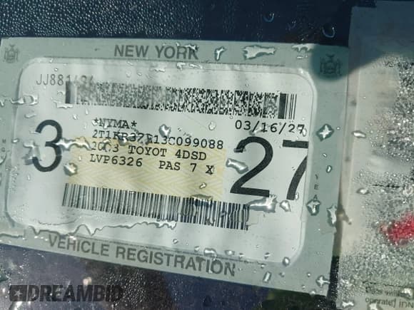 ✅ 2003 Toyota Matrix XR • VIN: 2T1KR32E13C099088 • Lot: 43351445. Wystawiony na IAAI z przebiegiem 200 831 mil. Bezpłatny archiwum sprzedaży aukcyjnych z USA i szczegółowy raport historii pojazdu na DreamBid. Zdjęcie 12.