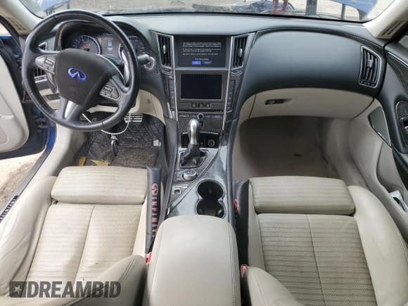 ✅ 2017 Infiniti Q50 Red Sport 400 • VIN: JN1FV7AR4HM870911 • Lot: 91848395. Listed on Copart with 65,532 mi. Free auction sales archive from the USA and detailed vehicle history report at DreamBid. Image 8.