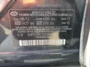 ✅ 2013 Hyundai Sonata SE • VIN: 5NPEC4AC3DH599451 • Lot: 65423334. Listed on Copart with 92,516 mi. Free auction sales archive from the USA and detailed vehicle history report at DreamBid. Image 12.