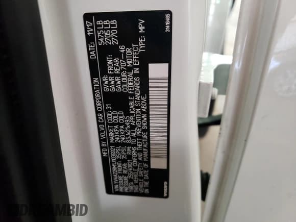 ✅ 2018 Volvo XC60 R-Design • VIN: YV4A22RM1J1036921 • Lot: 57869633. Listed on Copart with 96,975 mi. Free auction sales archive from the USA and detailed vehicle history report at DreamBid. Image 13.