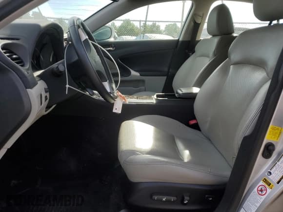 ✅ 2012 Lexus IS 250 • VIN: JTHCF5C2XC5056829 • Lot: 83863245. Listed on Copart with Not provided. Free auction sales archive from the USA and detailed vehicle history report at DreamBid. Image 7.