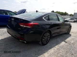 2015 Hyundai Genesis 3.8L z VIN KMHGN4JE6FU066308, wystawiony jako Copart lot #67767304 z przebiegiem 134 437 mil mil oraz Szkoda całkowita • Salvage title. Historia ofert i sprzedaży dostępna na DreamBid. Obrazek 3.