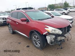 ✅ 2017 Nissan Murano S • VIN: 5N1AZ2MG1HN157317 • Лот: 41875703. Опубликован ранее на IAAI с пробегом 129 279 миль. Бесплатный доступ к архиву аукционных продаж из США и подробный отчёт об истории автомобиля на DreamBid. Изображение 1.