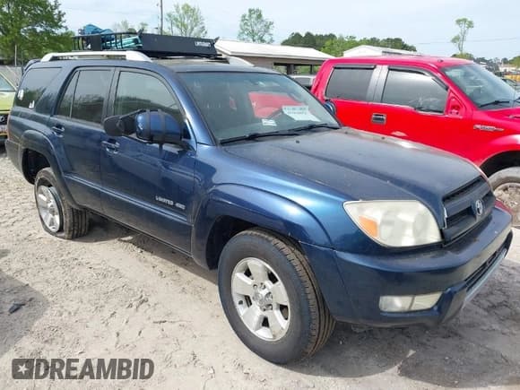 ✅ 2004 Toyota 4Runner Limited • VIN: JTEBU17R348016087 • Lot: 41968056. Listed on IAAI with 189,557 mi. Free auction sales archive from the USA and detailed vehicle history report at DreamBid. Image 1.