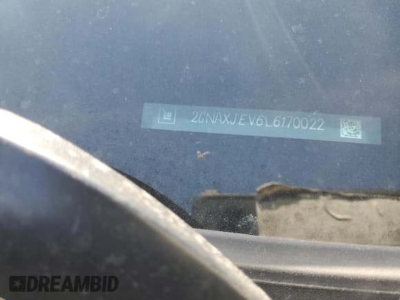 ✅ 2020 Chevrolet Equinox LT • VIN: 2GNAXJEV6L6170022 • Лот: 92247935. Опубликован ранее на Copart с пробегом 134 084 миль. Бесплатный доступ к архиву аукционных продаж из США и подробный отчёт об истории автомобиля на DreamBid. Изображение 14.