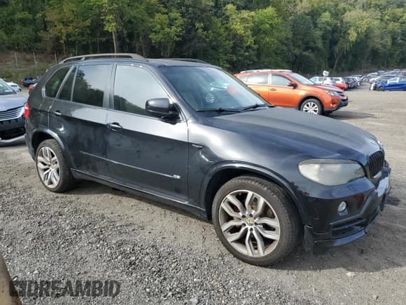 ✅ 2008 BMW X5 4.8i • VIN: 5UXFE83558L166217 • Лот: 84262655. Опубликован ранее на Copart с пробегом 182 554 миль. Бесплатный доступ к архиву аукционных продаж из США и подробный отчёт об истории автомобиля на DreamBid. Изображение 4.