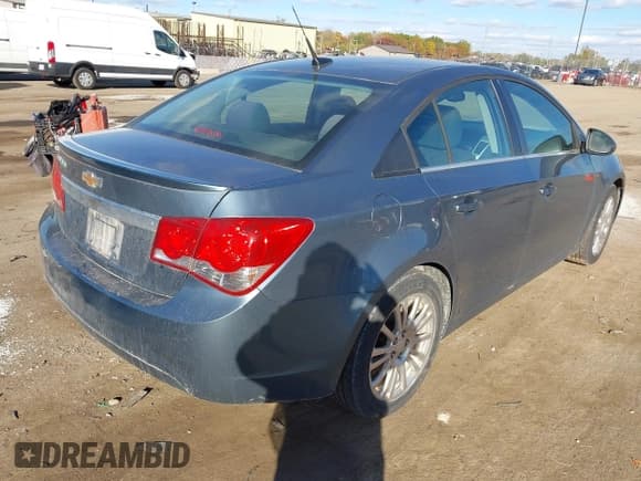 ✅ 2012 Chevrolet Cruze ECO • VIN: 1G1PJ5SC6C7260245 • Lot: 43458248. Listed on IAAI with 188,633 mi. Free auction sales archive from the USA and detailed vehicle history report at DreamBid. Image 4.