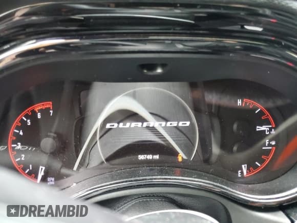 ✅ 2022 Dodge Durango R/T • VIN: 1C4SDJCT8NC207430 • Lot: 66125015. Wystawiony na Copart z przebiegiem 56 749 mil. Bezpłatny archiwum sprzedaży aukcyjnych z USA i szczegółowy raport historii pojazdu na DreamBid. Zdjęcie 9.