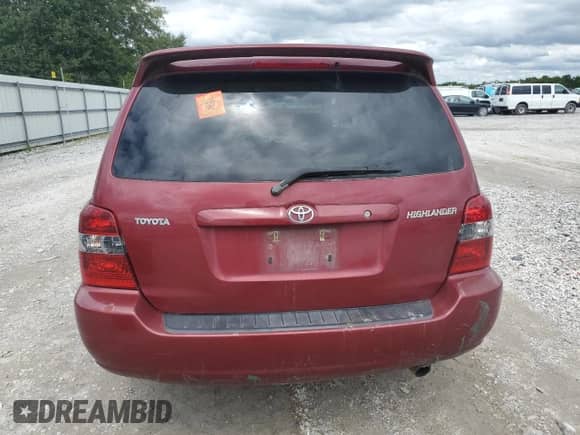 2007 Toyota Highlander w/3rd Row с VIN JTEDD21A570167324, выставлен на аукционе Copart как лот 70888335 с пробегом Не указан миль и Списание • Salvage title. История ставок и продаж доступна на DreamBid. Изображение 6.