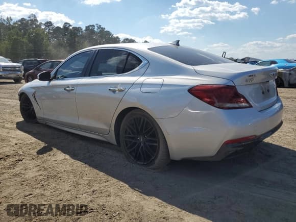 ✅ 2019 Genesis G70 Advanced • VIN: KMTG64LA7KU019392 • Лот: 73637084. Опубликован ранее на Copart с пробегом 85 750 миль. Бесплатный доступ к архиву аукционных продаж из США и подробный отчёт об истории автомобиля на DreamBid. Изображение 2.