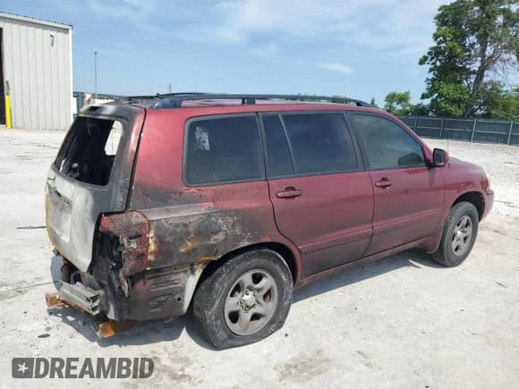 2004 Toyota Highlander с VIN JTEDD21A040083293, выставлен на аукционе Copart как лот 61767765 с пробегом Не указан миль и Списание • Salvage title. История ставок и продаж доступна на DreamBid. Изображение 3.