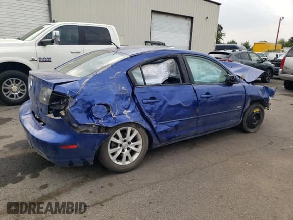 ✅ 2008 Mazda 3 S Touring • VIN: JM1BK323581794933 • Lot: 70038365. Listed on Copart with Not provided. Free auction sales archive from the USA and detailed vehicle history report at DreamBid. Image 3.