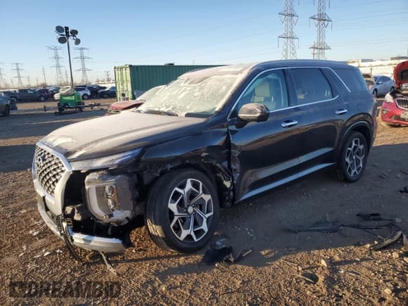 ✅ 2022 Hyundai Palisade Calligraphy • VIN: KM8R7DHE7NU335634 • Лот: 87512185. Опубликован ранее на Copart с пробегом 50 498 миль. Бесплатный доступ к архиву аукционных продаж из США и подробный отчёт об истории автомобиля на DreamBid. Изображение 1.