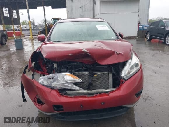 ✅ 2017 Nissan Murano S • VIN: 5N1AZ2MH8HN187553 • Lot: 42257050. Listed on IAAI with 139,116 mi. Free auction sales archive from the USA and detailed vehicle history report at DreamBid. Image 12.