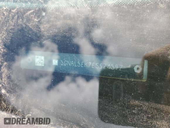 2014 Chevrolet Captiva Sport LT с VIN 3GNAL3EK7ES574397, выставлен на аукционе Copart как лот 70479704 с пробегом 160 956 миль миль и Списание • Salvage title. История ставок и продаж доступна на DreamBid. Изображение 13.