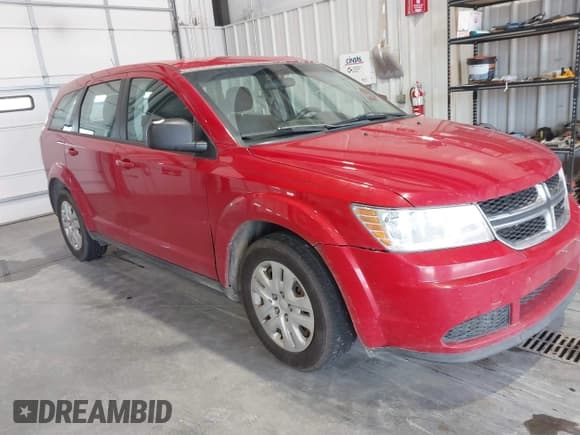 ✅ 2013 Dodge Journey SE • VIN: 3C4PDCAB7DT680122 • Lot: 42332162. Listed on IAAI with 224,506 mi. Free auction sales archive from the USA and detailed vehicle history report at DreamBid. Image 1.