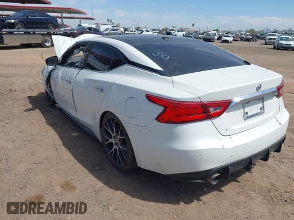 ✅ 2016 Nissan Maxima SV • VIN: 1N4AA6AP8GC379439 • Lot: 42183728. Listed on IAAI with 107,857 mi. Free auction sales archive from the USA and detailed vehicle history report at DreamBid. Image 3.