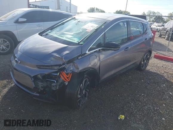 ✅ 2023 Chevrolet Bolt EV 2LT • VIN: 1G1FX6S08P4150455 • Lot: 43346453. Listed on IAAI with 52,835 mi. Free auction sales archive from the USA and detailed vehicle history report at DreamBid. Image 2.