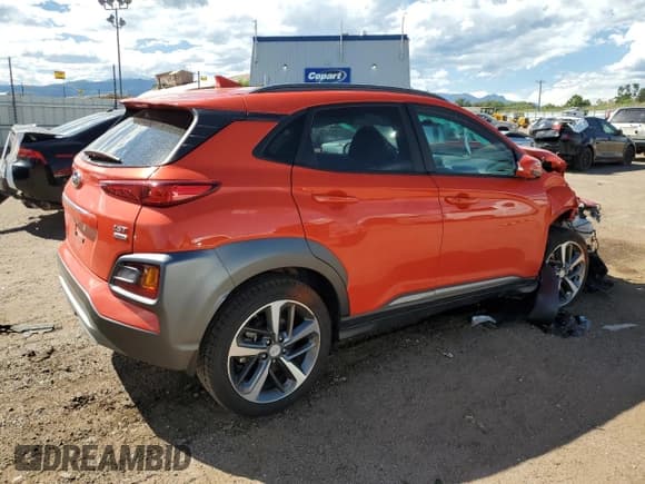 ✅ 2020 Hyundai Kona Limited • VIN: KM8K3CA51LU551283 • Лот: 68293744. Опубликован ранее на Copart с пробегом 28 976 миль. Бесплатный доступ к архиву аукционных продаж из США и подробный отчёт об истории автомобиля на DreamBid. Изображение 3.