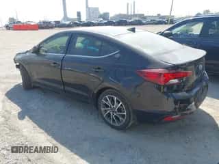 2020 Hyundai Elantra SEL with VIN KMHD84LF3LU015456, listed as a IAAI auction lot 43220966 with 118,280 mi miles and . Bid and sale history available at DreamBid. Image 3.