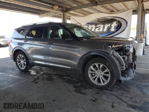 2024 Ford Explorer Limited with VIN 1FMSK7FH2RGA05287, listed as a Copart auction lot 90384075 with 57,204 mi miles and Clean title. Bid and sale history available at DreamBid. Image 4.