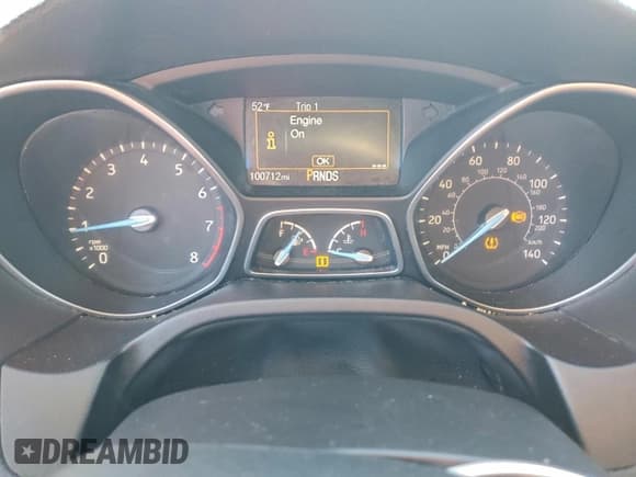 ✅ 2017 Ford Focus Titanium • VIN: 1FADP3N20HL272265 • Lot: 94342025. Listed on Copart with 100,712 mi. Free auction sales archive from the USA and detailed vehicle history report at DreamBid. Image 9.