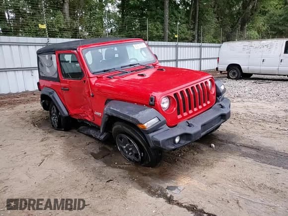 ✅ 2020 Jeep Wrangler Sport S • VIN: 1C4GJXAG3LW267179 • Lot: 85278755. Listed on Copart with 40,099 mi. Free auction sales archive from the USA and detailed vehicle history report at DreamBid. Image 13.