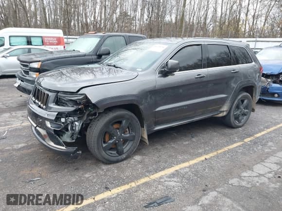 ✅ 2015 Jeep Grand Cherokee Overland • VIN: 1C4RJFCM6FC195180 • Lot: 40758296. Listed on IAAI with 77,428 mi. Free auction sales archive from the USA and detailed vehicle history report at DreamBid. Image 19.