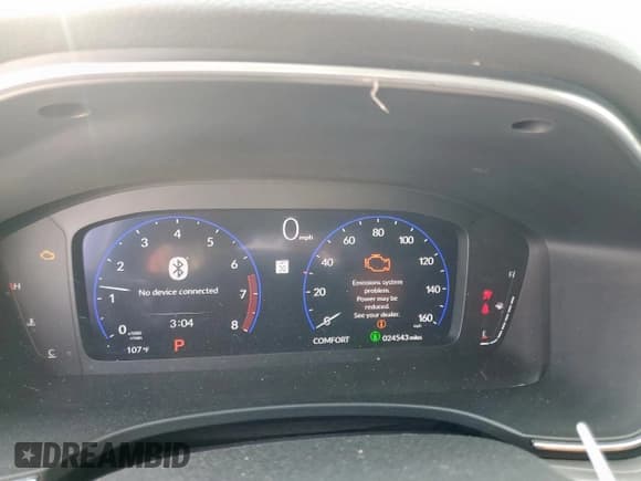 ✅ 2024 Acura Integra • VIN: 19UDE4H27RA016785 • Lot: 81150005. Listed on Copart with 24,543 mi. Free auction sales archive from the USA and detailed vehicle history report at DreamBid. Image 9.